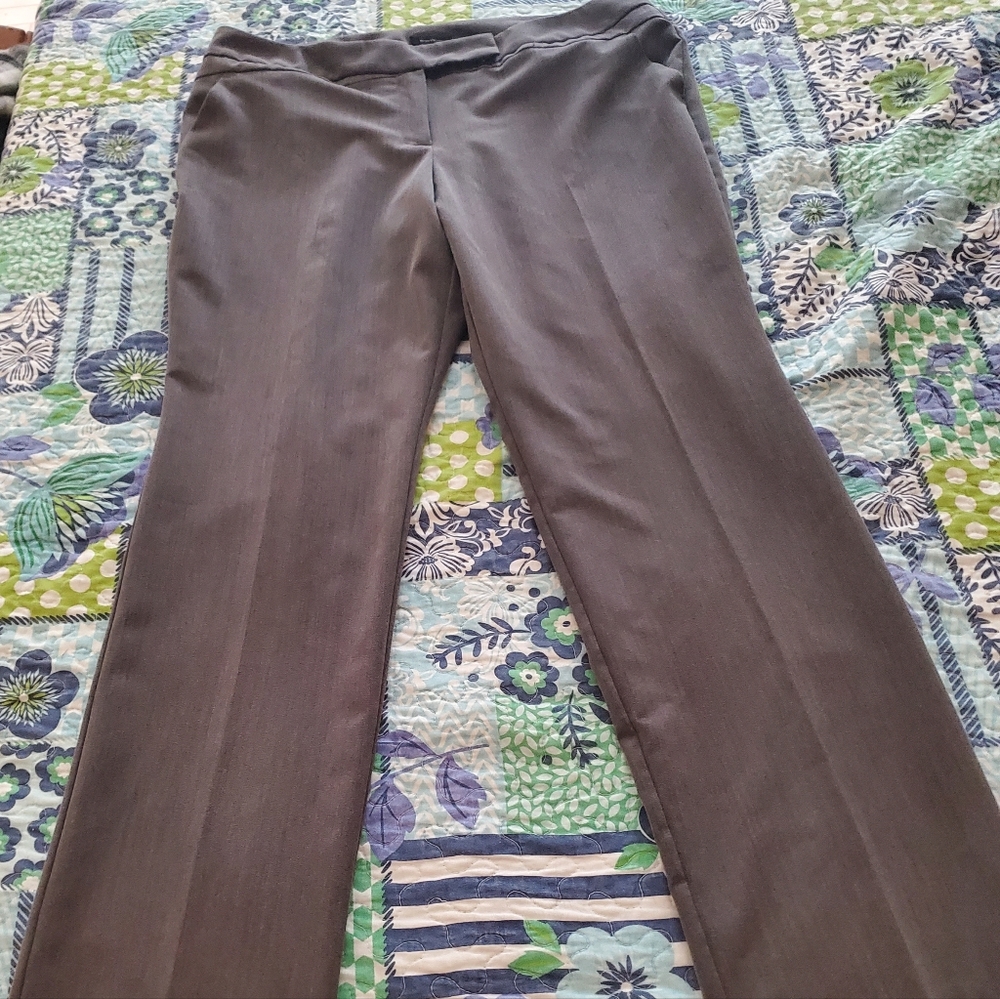 Women's Worthington Modern Fit 14 Petite Gray Dress Pants